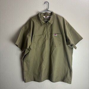 Ben Davis Vintage 1/4 Zipper Shirt Size 3XL